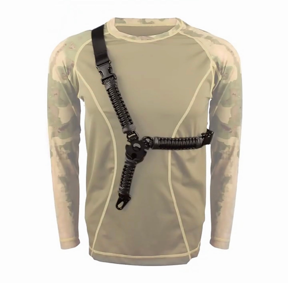 Outdoor hunting strap rope, umbrella rope single point rope vertical woven rope, outdoor tactical multifunctional tactical strap