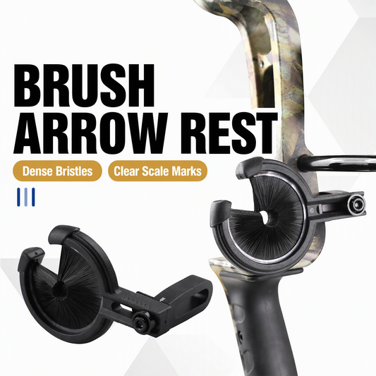 Archery Brush Arrow Rest 360° Full Capture Whisker Biscuit Arrow Rest for Compound Bows