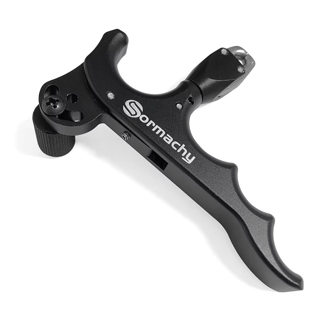 4-Finger Archery Thumb Release Aid 360° Rotating Jaw for Compound Bows