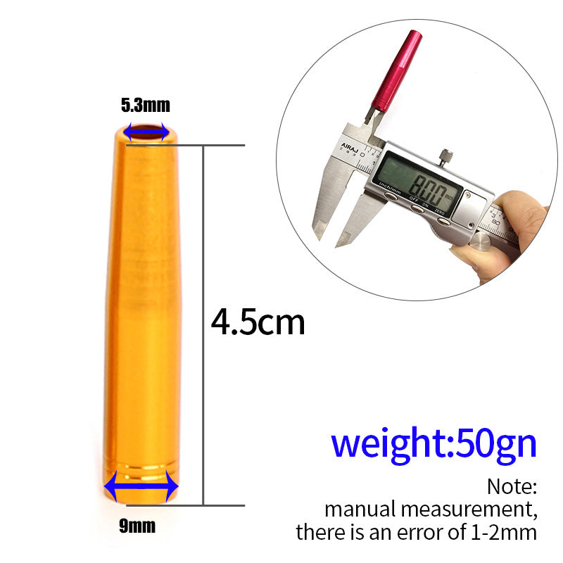 Aluminum Arrow Outset 5 16 Inch 50 Grain Arrow Point Adapter for Wood and Bamboo Shafts