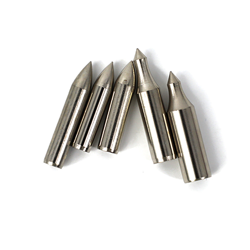 12Pcs Stainless Steel Field Points Bullet Style Archery Target Arrow Tips for 5.5–8mm Arrow Shafts