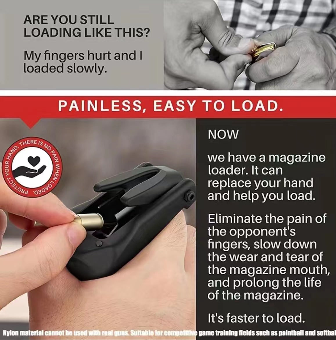 Speed loader for G-series,universal mag loader for 9mm and so on.