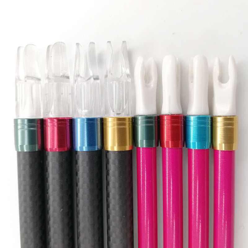 12Pcs Aluminum Arrow Shaft Protector Rings Colorful Reinforcement Collars for Archery Arrow Shafts