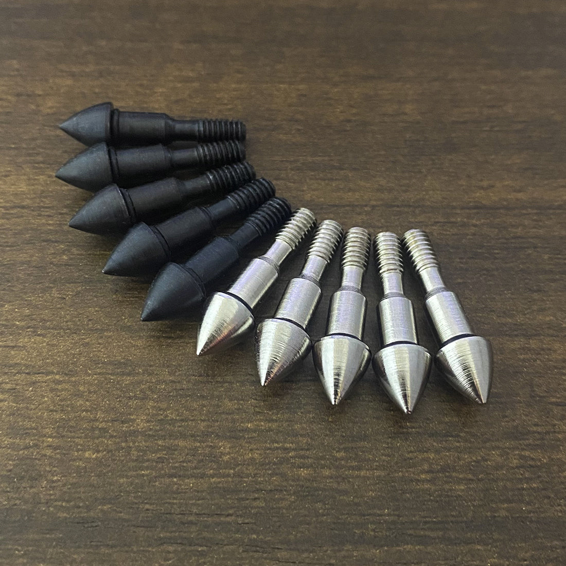 12Pcs Steel Target Arrow Points 100/125/150/200/300 Grain Archery Field Tips for Arrow Building
