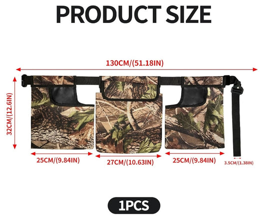 Dove Belt, Field and Game Belt, Shooting Belt, Adjustable, Camo