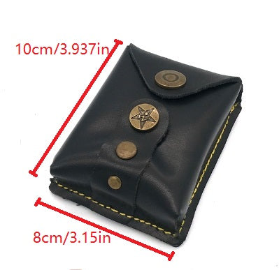 Waist Bag Genuine Leather Pouch For Slingshot, Punk Case
