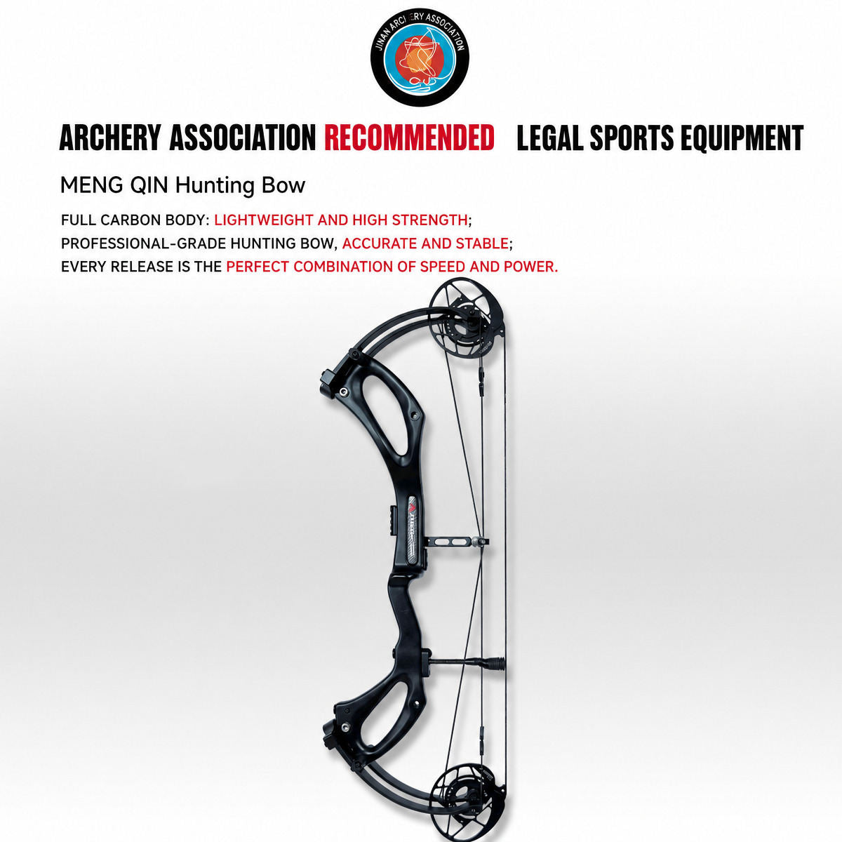 Carbon 3.0 Compound Bow Adjustable 0 to 80 LBS Draw Weight Carbon Fiber Riser