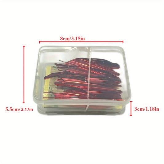 50pcs Archery Spin Vanes, 1.8 Inch Spiral Feather RW DlY Arrow ArcheryWith Sticker Tape Arrow Accessories