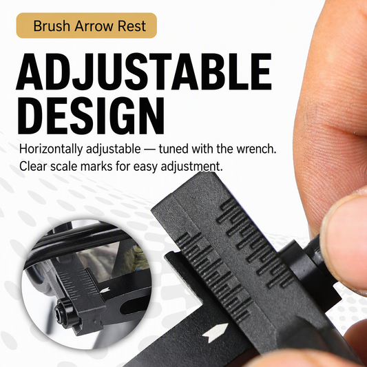 Archery Brush Arrow Rest 360° Full Capture Whisker Biscuit Arrow Rest for Compound Bows