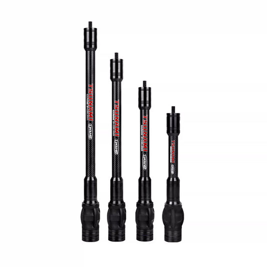 Archery Bow Stabilizer Vibration Dampening Balance Rod with Removable Weights 6/8/10/12 Inch