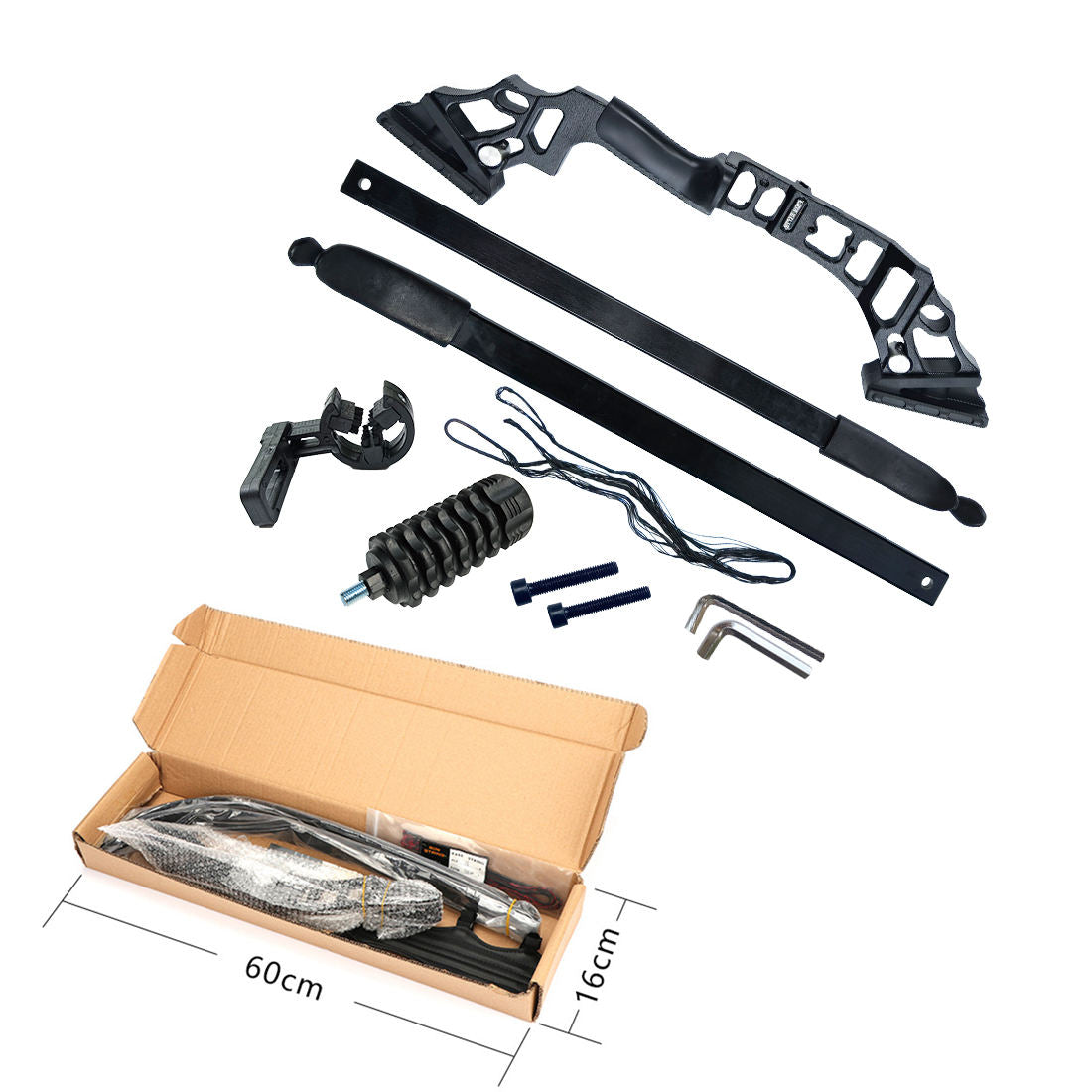 Takedown Recurve Bow Metal Riser Archery Bow for Target Practice