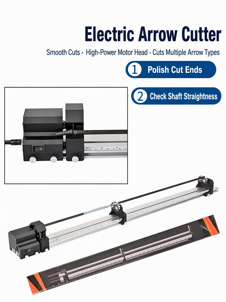 Electric Archery Arrow Cutter Adjustable Arrow Shaft Cutting Machine with Rotary Blade