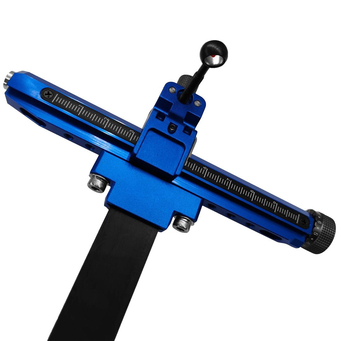Recurve Bow Sight Micro Adjustable Archery Sight with Carbon Fiber Extension Bar