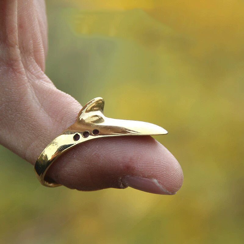 Brass Archery Thumb Ring Traditional Thumb Draw Release Ring 18–24mm