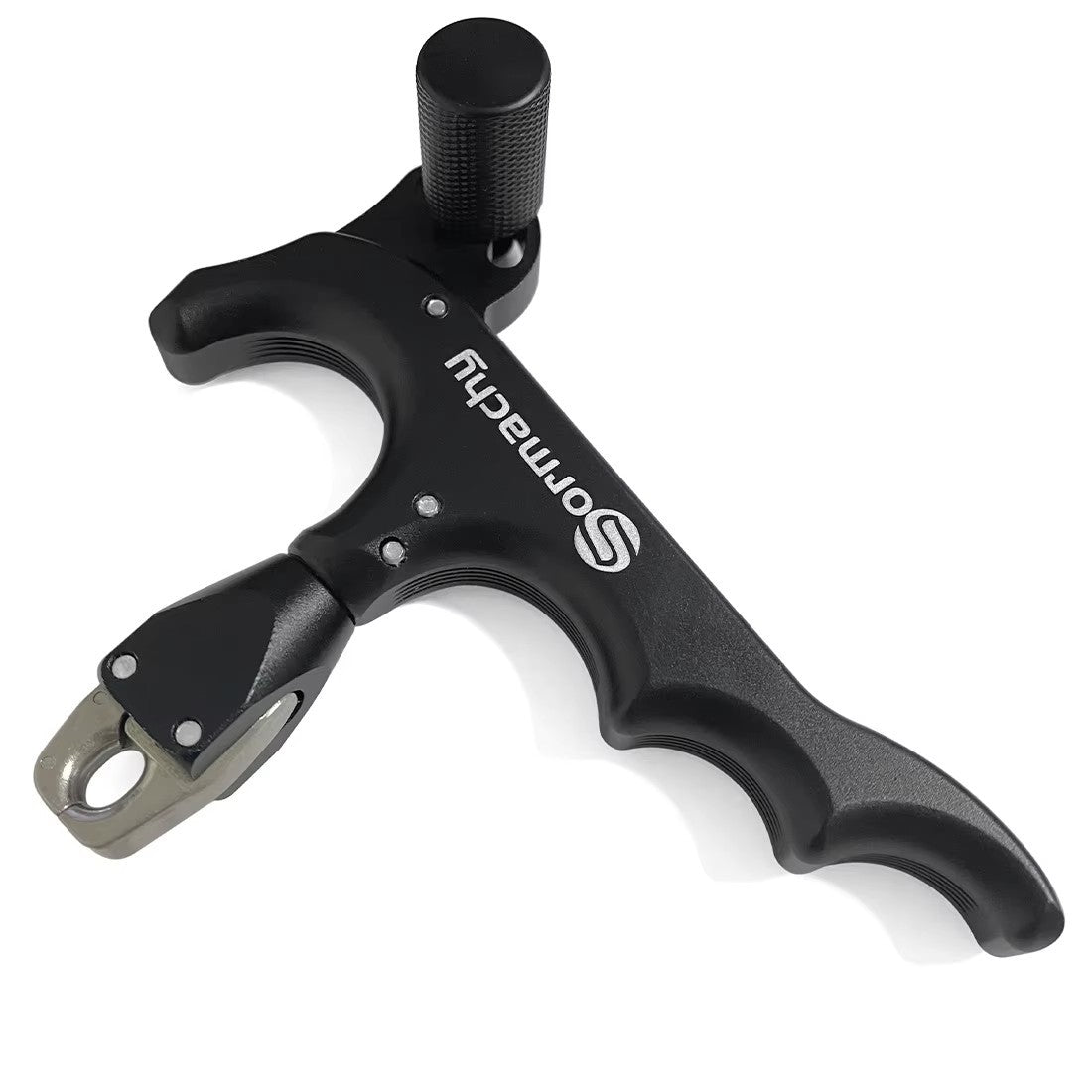 4-Finger Archery Thumb Release Aid 360° Rotating Jaw for Compound Bows