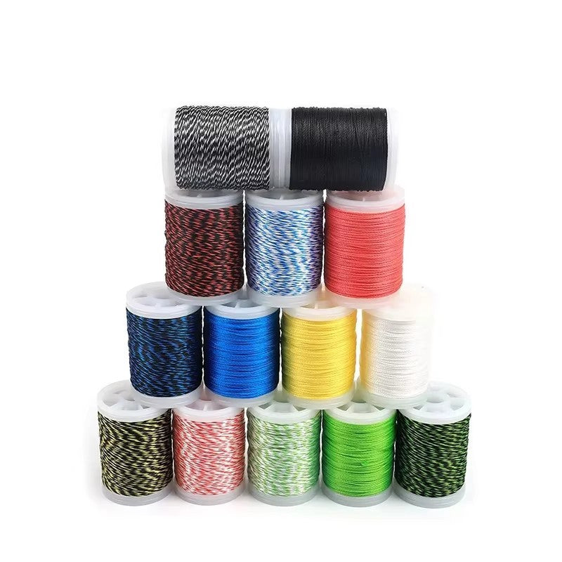 Archery Bowstring Serving Thread 0.4mm 110m Bowstring Wrapping Line 14 Colors