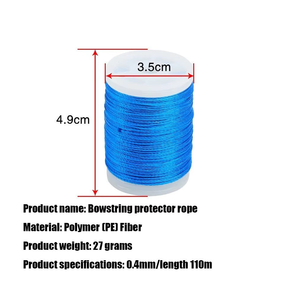 Archery Bowstring Serving Thread 0.4mm 110m Bowstring Wrapping Line 14 Colors