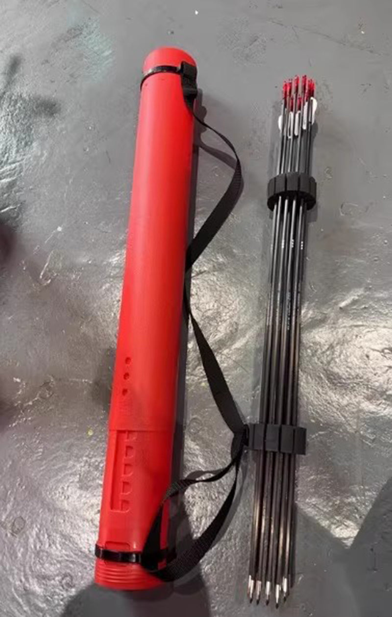 Adjustable Archery Arrow Tube Quiver Telescopic PE Arrow Storage Case for Recurve Compound Bow Arrows