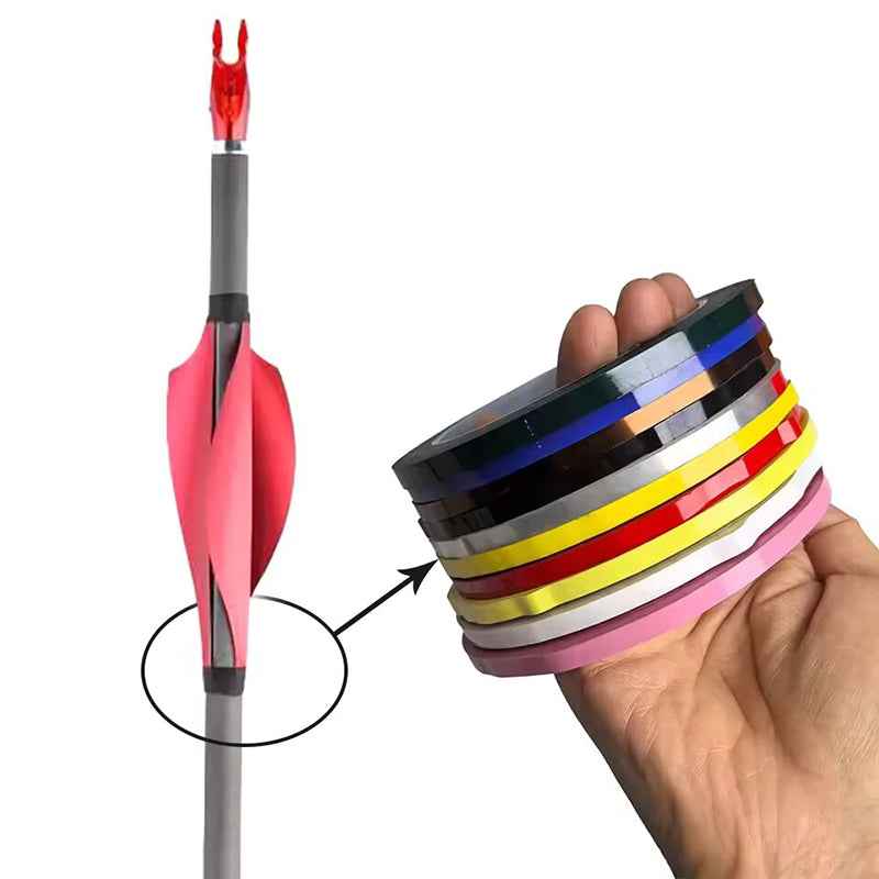 Archery Spin Wing Fletching Tape 3mm Double Sided Adhesive Tape for Arrow Vanes