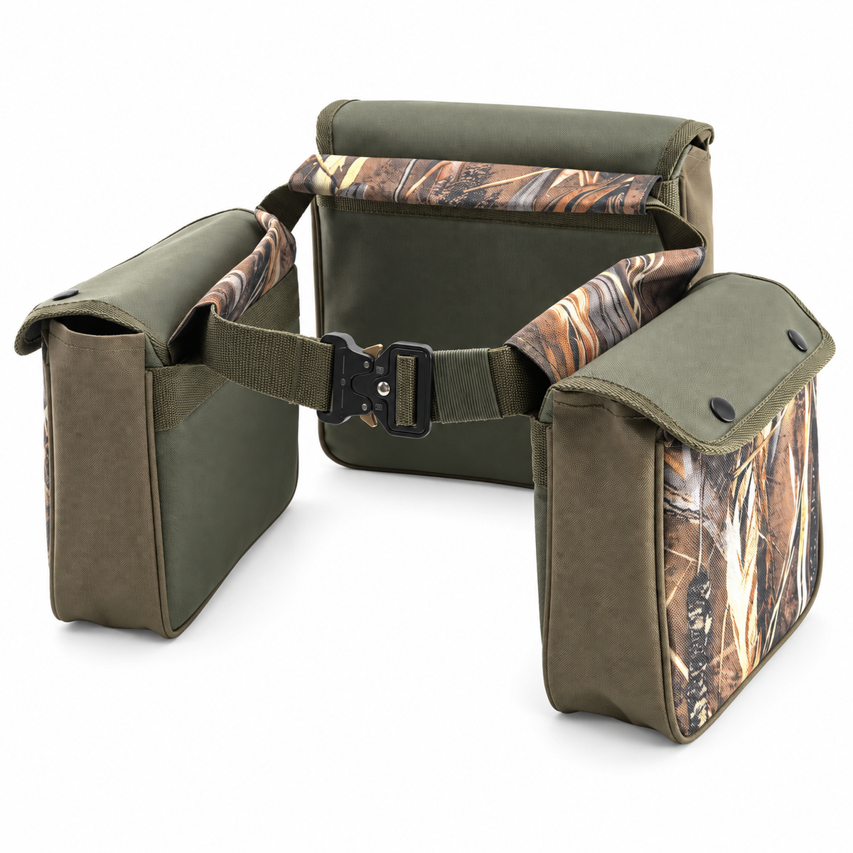 600D Oxford Camo Hunting Waist Belt with Storage Pouches