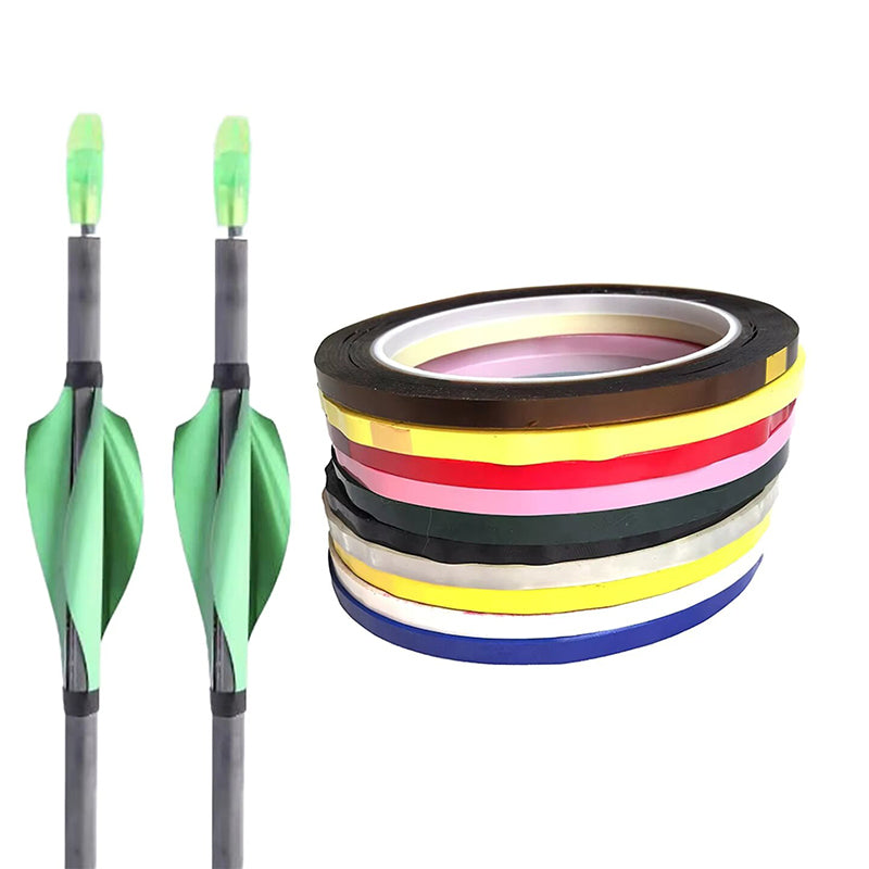Archery Spin Wing Fletching Tape 3mm Double Sided Adhesive Tape for Arrow Vanes