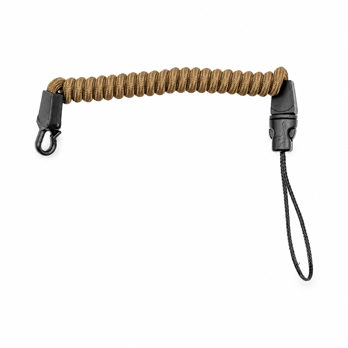 Elastic Coiled Rangefinder Tether with Swivel Clip Anti Loss Gear Lanyard