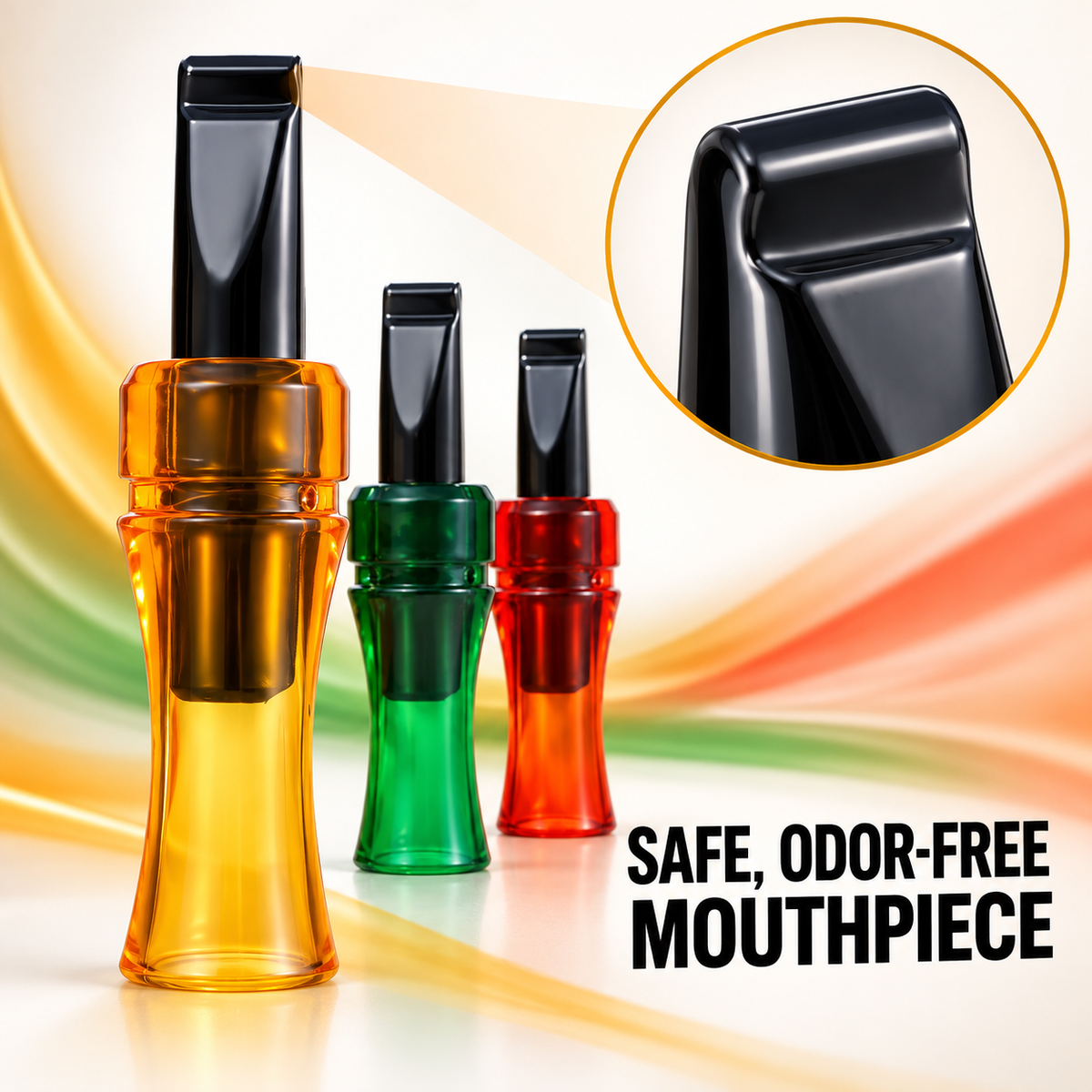 ABS Duck Call Whistle Lightweight Mallard Hunting Call