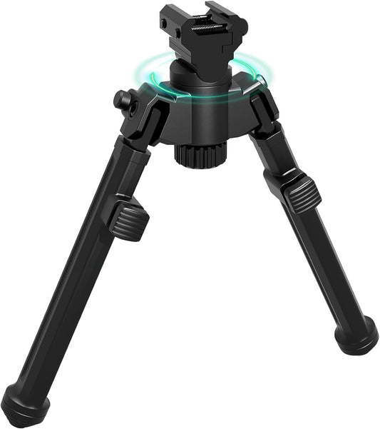 Rifle Bipods Hunting and Shooting with 360° Swivel and 10 Adjustable Heights, 1913 Picatinny rail