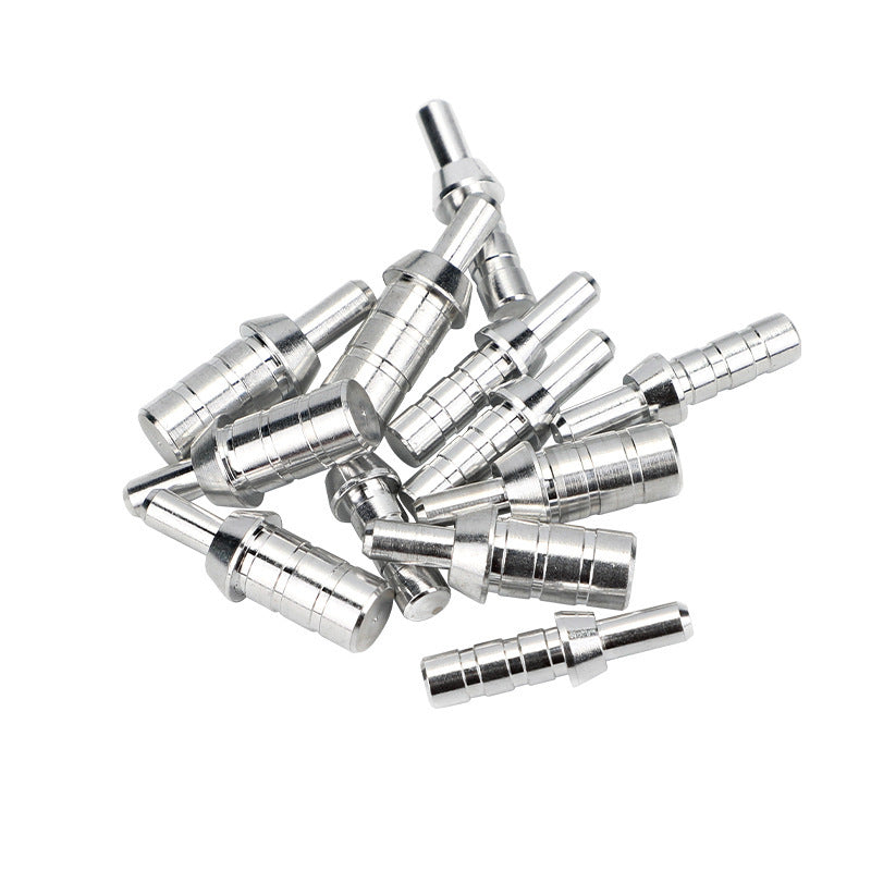 12Pcs Aluminum Arrow Nock Pin Adapters Replacement Pin Inserts for 3.2mm/4.2mm/6.2mm ID Arrow Shafts