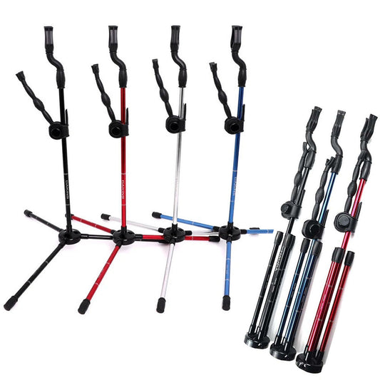 Foldable Archery Bow Stand Portable Tripod Holder for Compound Recurve Bows