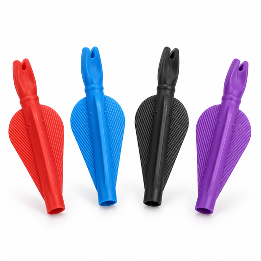 12Pcs 8mm ABS Arrow Nocks Colorful Replacement Archery Nocks for DIY Arrow Making
