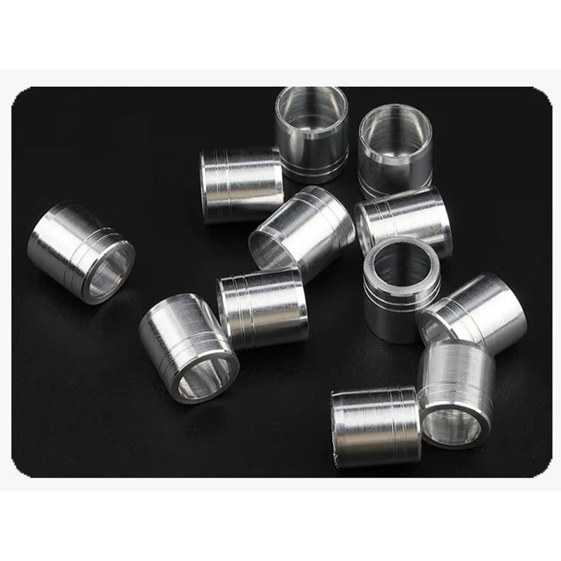 12Pcs Arrow Shaft Protector Rings Metal Reinforcement Collars for 7.6mm and 7.8mm OD Archery Arrow Shafts