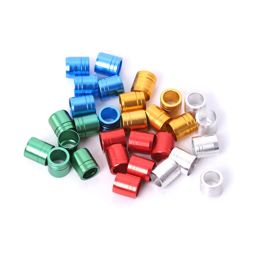 12Pcs Aluminum Arrow Shaft Protector Rings Colorful Reinforcement Collars for Archery Arrow Shafts