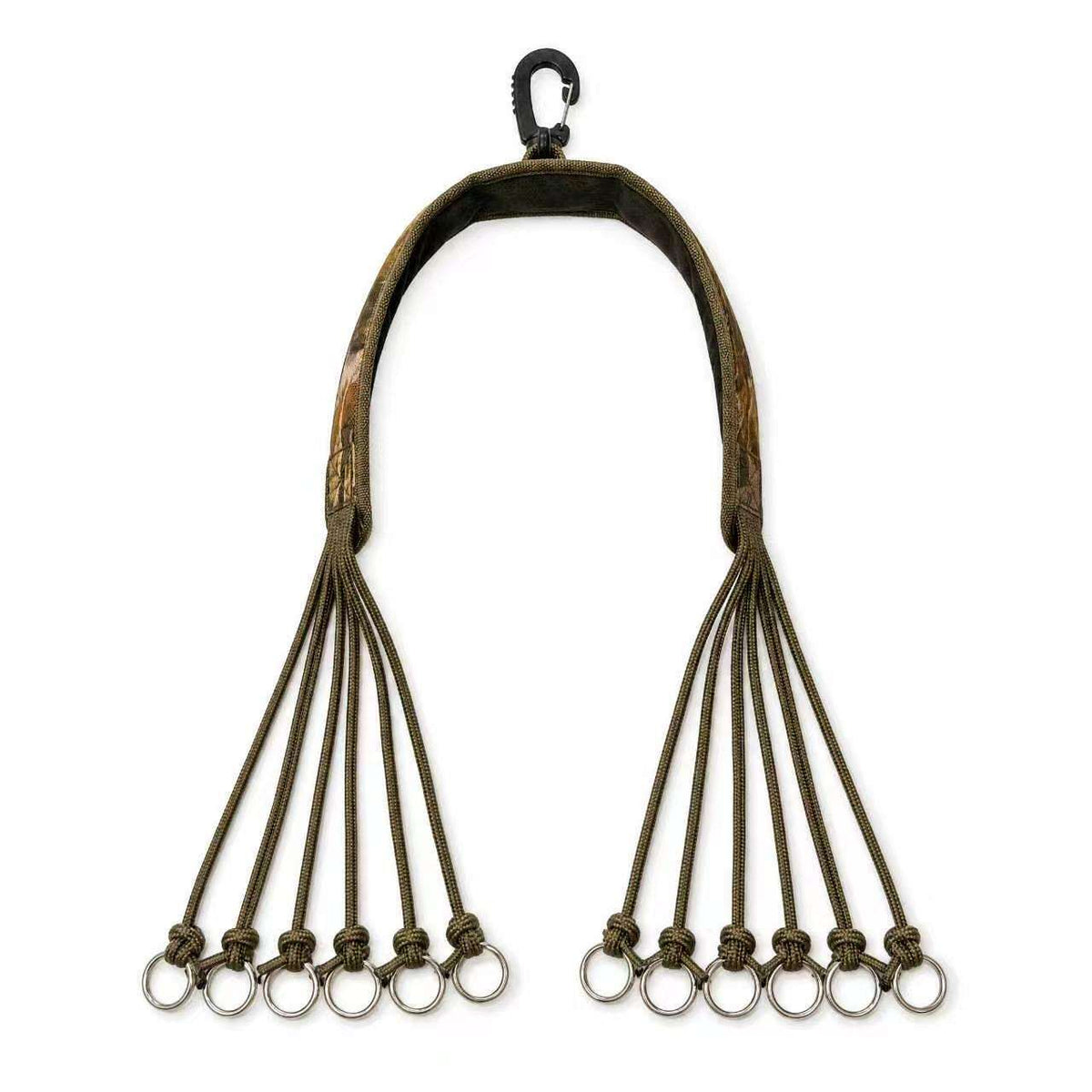 8 Ring Duck Game Carrier with Padded Nylon Strap for Waterfowl Hunting