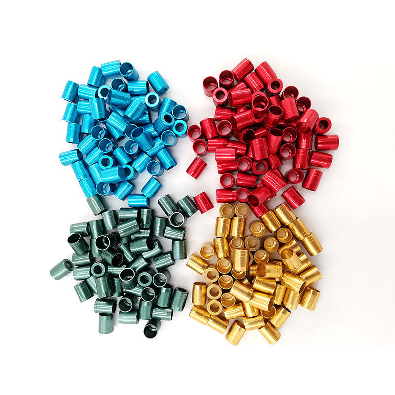 12Pcs Aluminum Arrow Shaft Protector Rings Colorful Reinforcement Collars for Archery Arrow Shafts