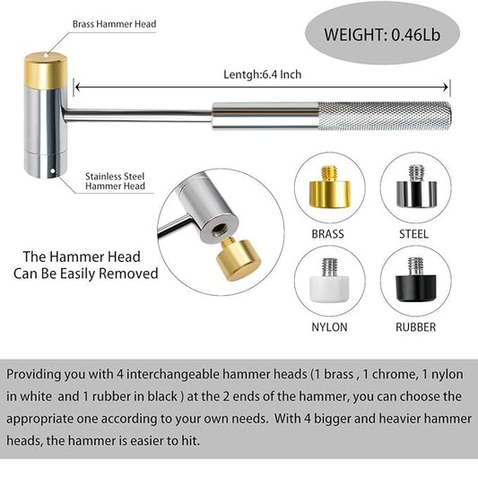 Punch kit, punch tool, roll pin punch kit for hunting and shotting without workbench