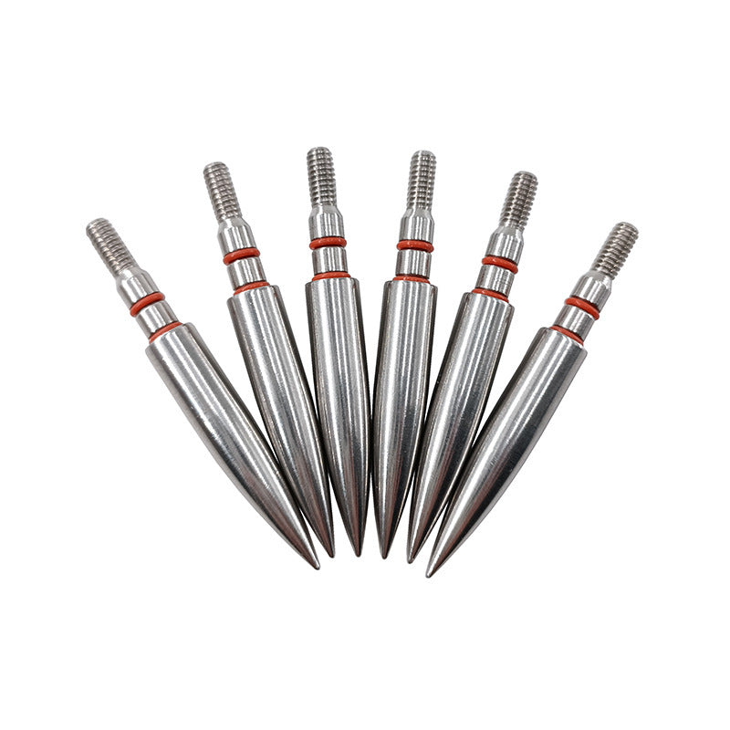 12Pcs Steel Target Arrow Points 100/125/150/200/300 Grain Archery Field Tips for Target Practice