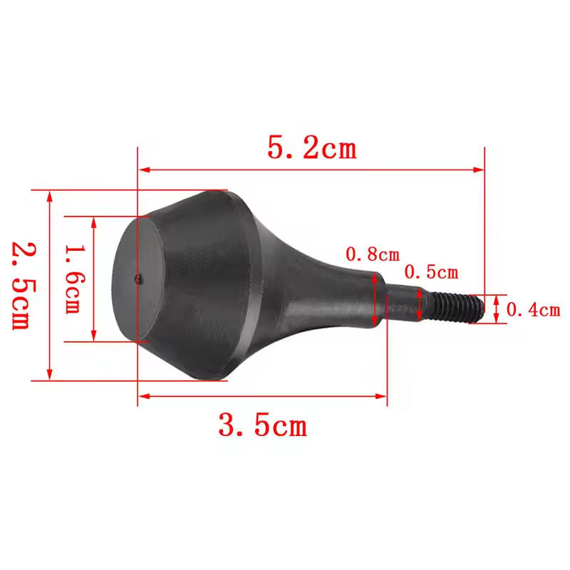 6Pcs Nylon Blunt Arrow Tips 8-32 Threaded Archery Target Practice Points in Multiple Colors