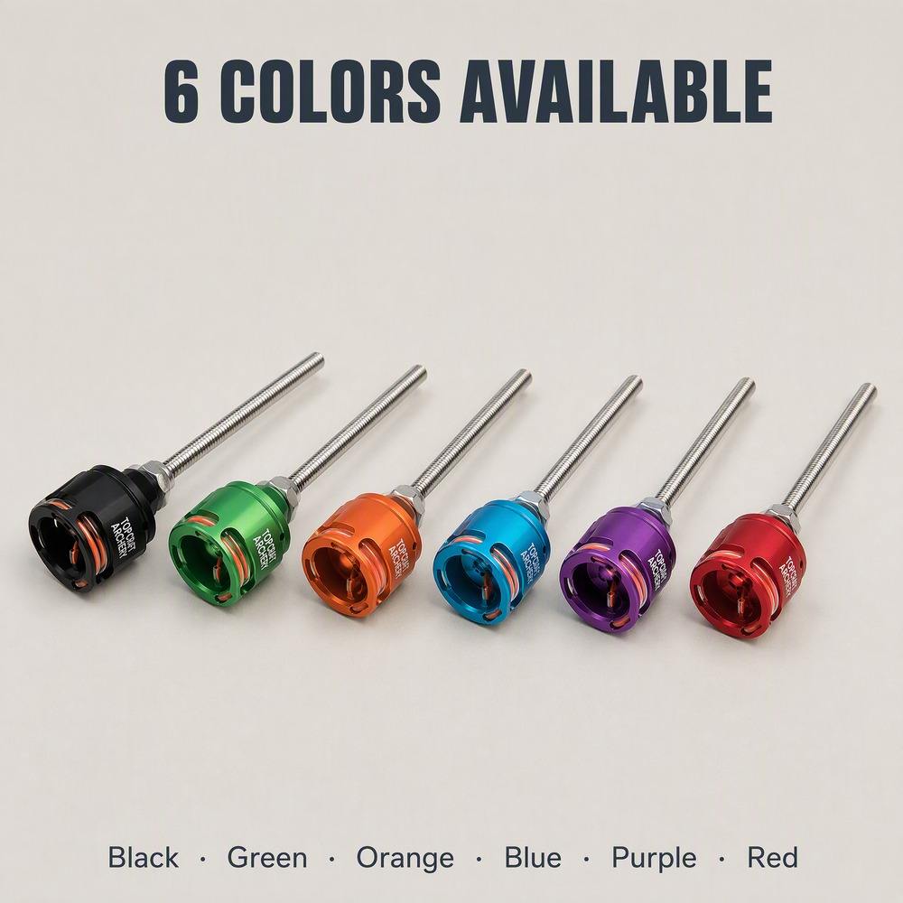 21mm Recurve Bow Sight Pin with Fiber Optic and 8-32 Thread