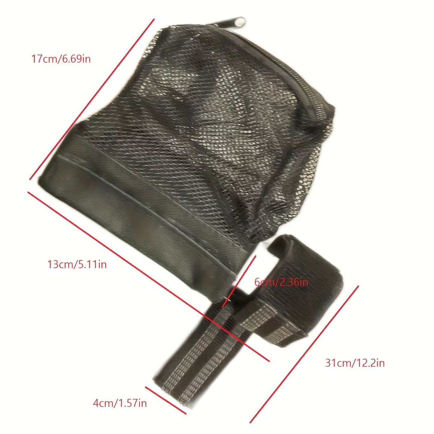 Brass Shell Catcher Tactical Cartridge Nylon Mesh Shell Quick Unload with Zippered Bottom Collection