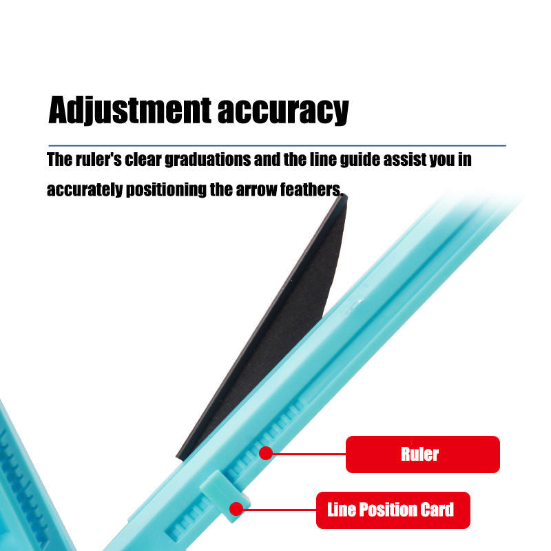 Adjustable Arrow Fletching Jig for Vanes and Feathers