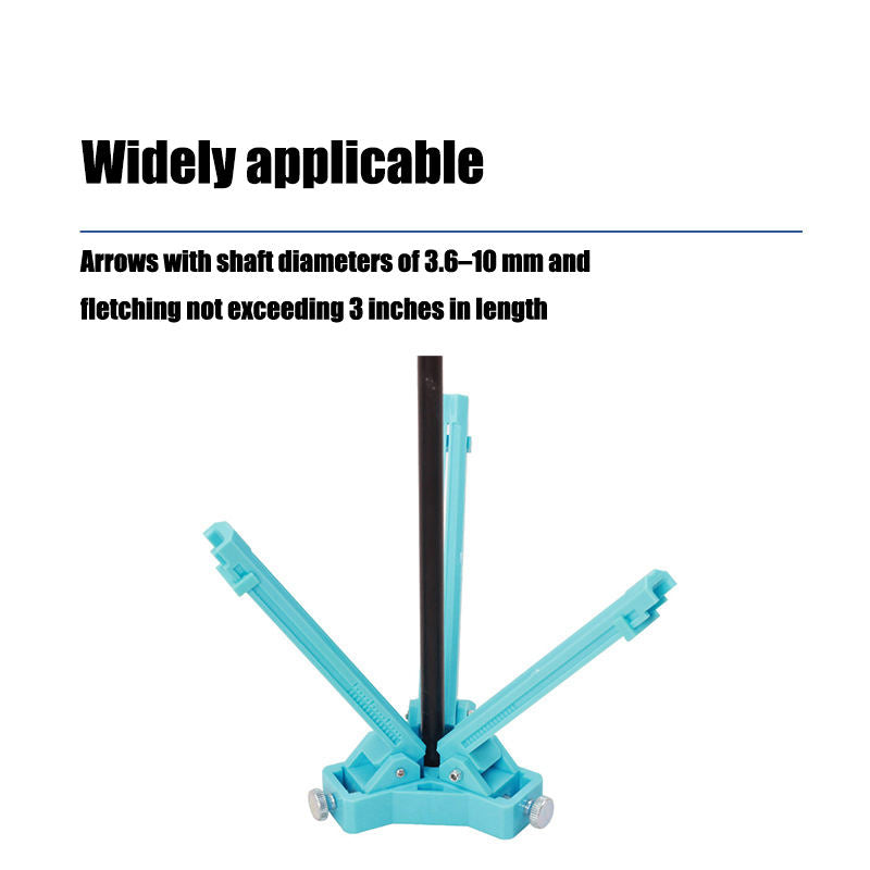 Adjustable Arrow Fletching Jig for Vanes and Feathers