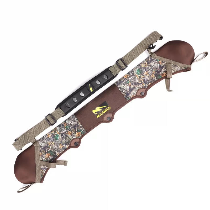 Adjustable Compound Bow Sling with Cam Covers and Carry Strap