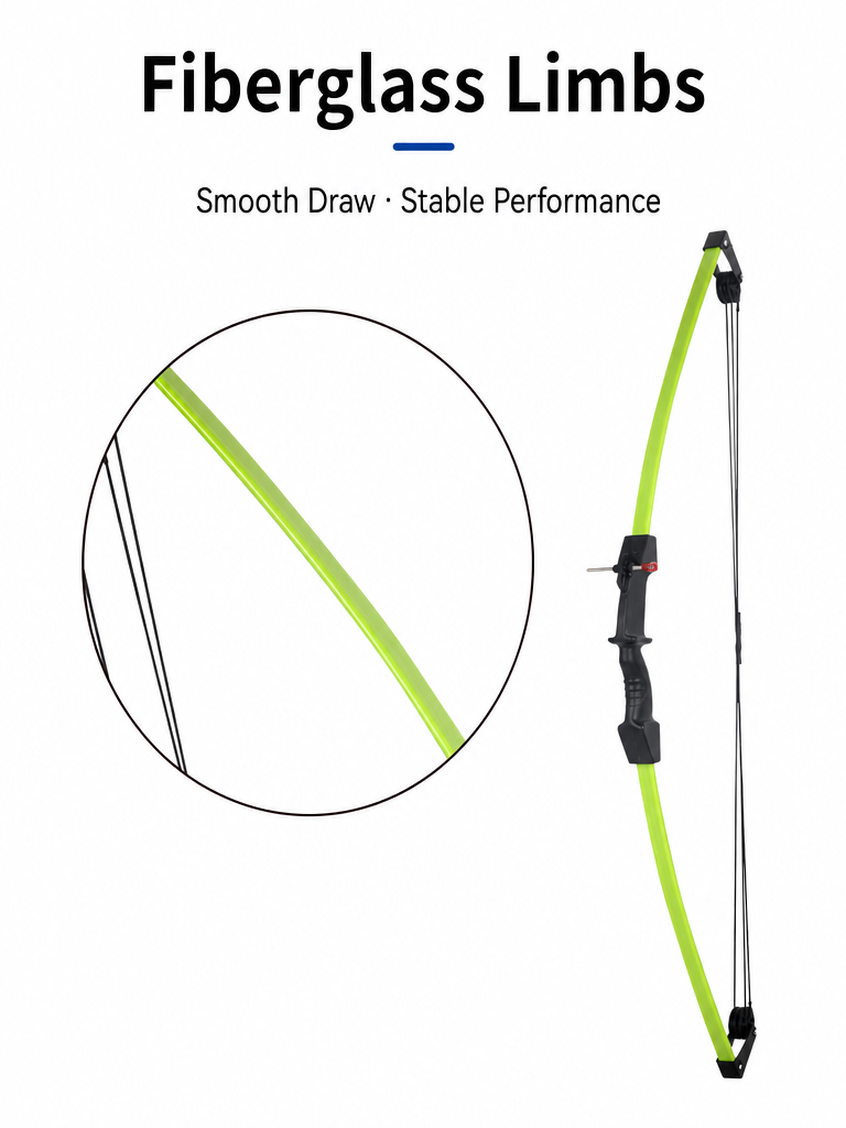 18 LBS Youth Compound Bow Lightweight Beginner Archery Bow with Fiberglass Limbs