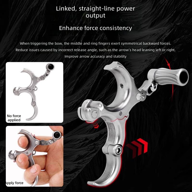 Adjustable Handheld Thumb Release Aid for Compound Bow