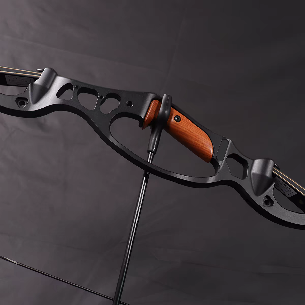 21 Inch Recurve Bow Riser Aluminum Alloy Archery Handle with Ergonomic Grip