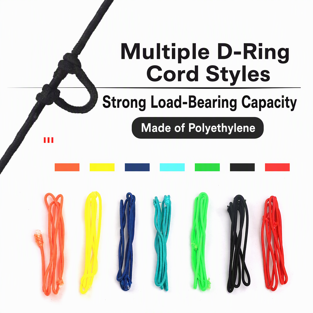 200 lb Archery D-Loop Cord for Compound Bow Release Aid