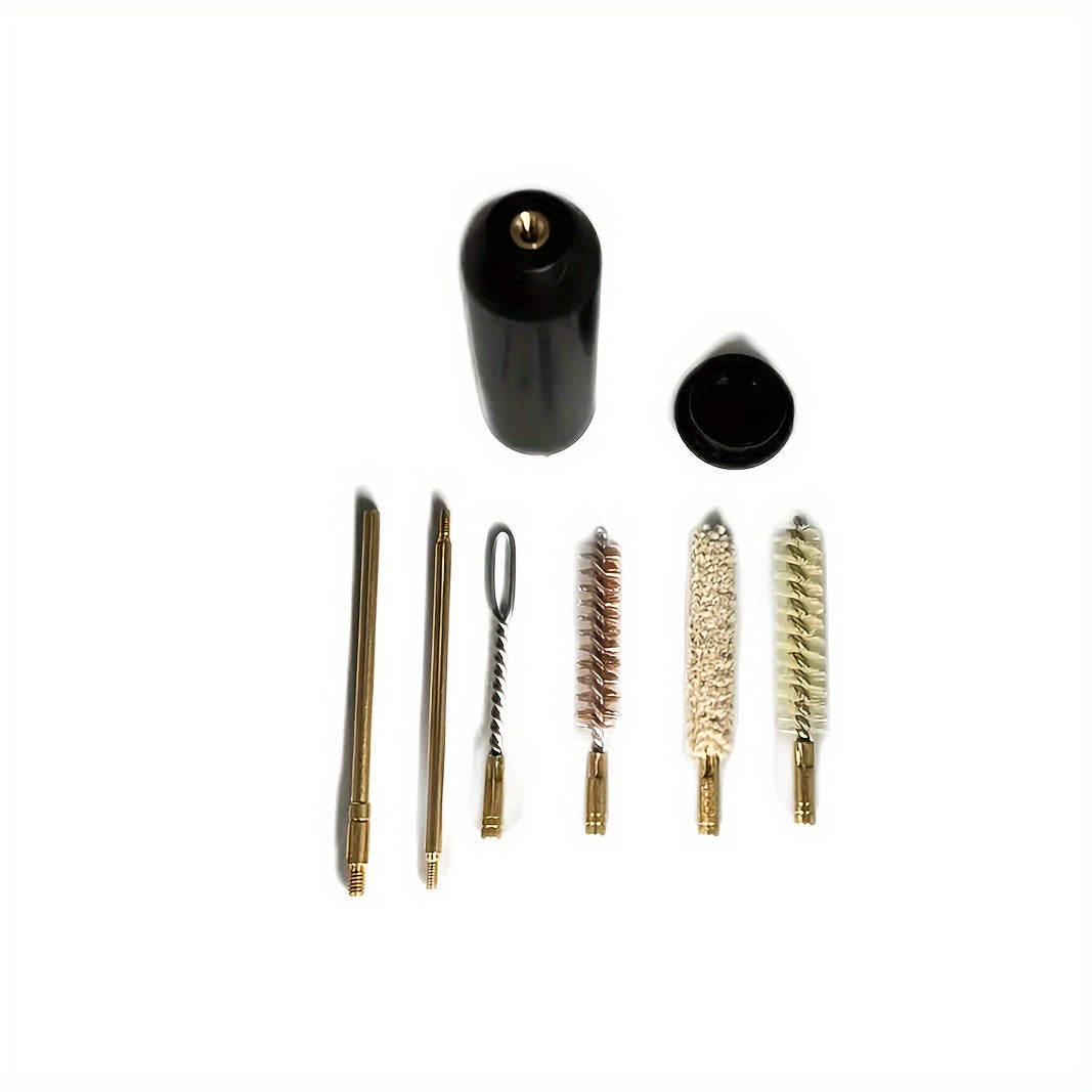 7in1 Multifunctional Portable Heavy-Duty Cleaning Set With Brass Bristles, Suitable for 9mm. 38mm. 357mm - PP material, Suitable for Outdoor and Fishing Accessories